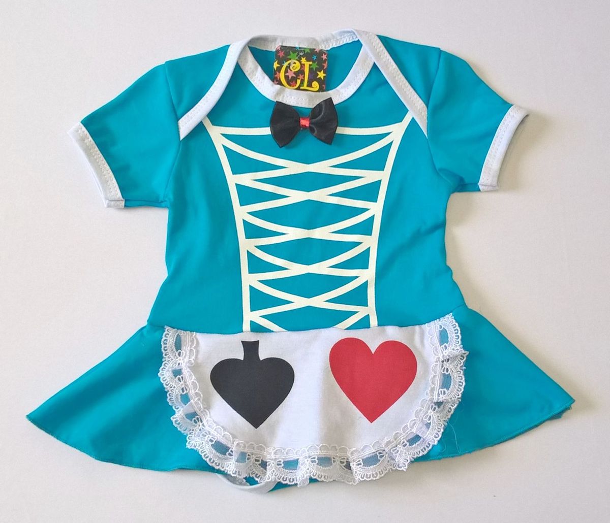 roupa alice no pais das maravilhas bebe