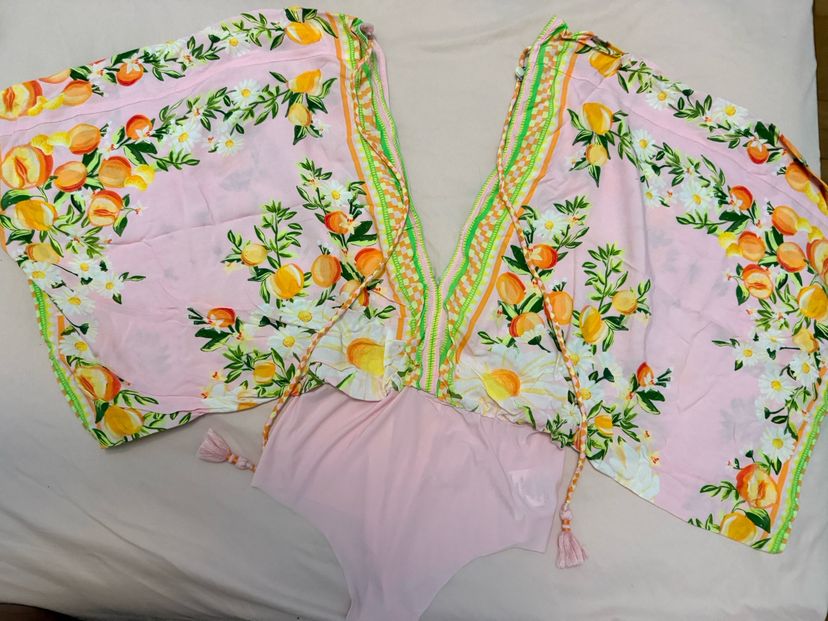 Body Farm Estampado Rosa | Blusa Feminina Farm Usado 141005965 | enjoei