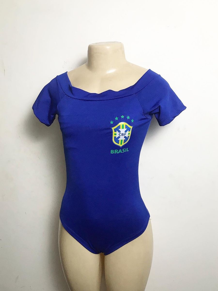 Body Feminino Seleção Brasileira - Atacado 44 Goiânia.