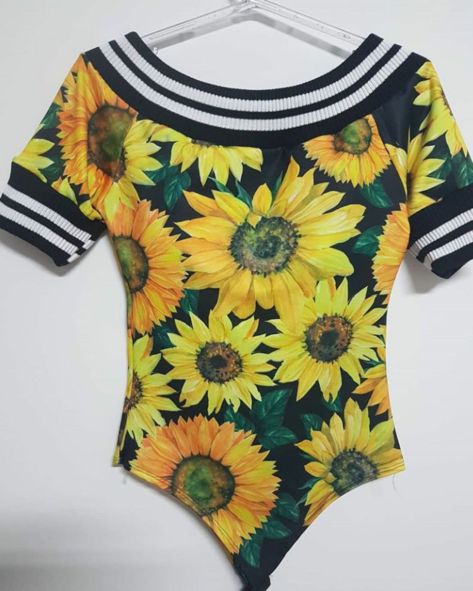 camisa girassol feminina