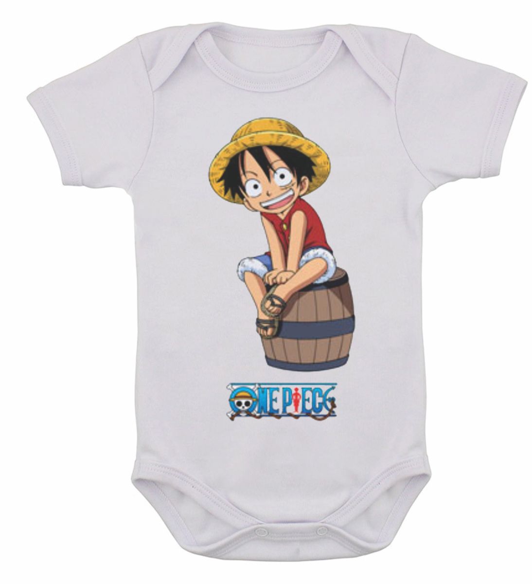 Body Infantil Luffy One Piece, Roupa Infantil para Bebê Casa Magica Nunca  Usado 59291948