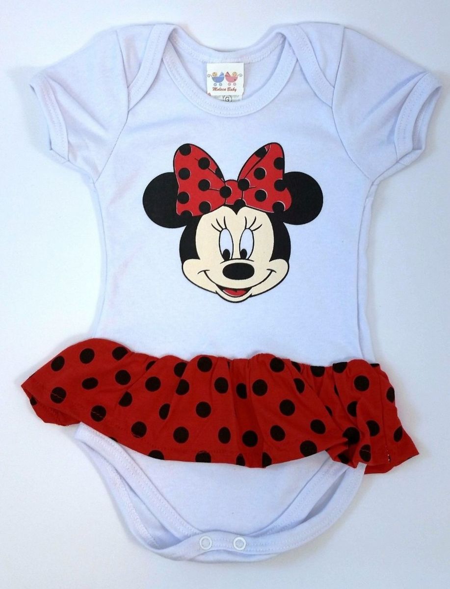 roupa da minnie para bebe