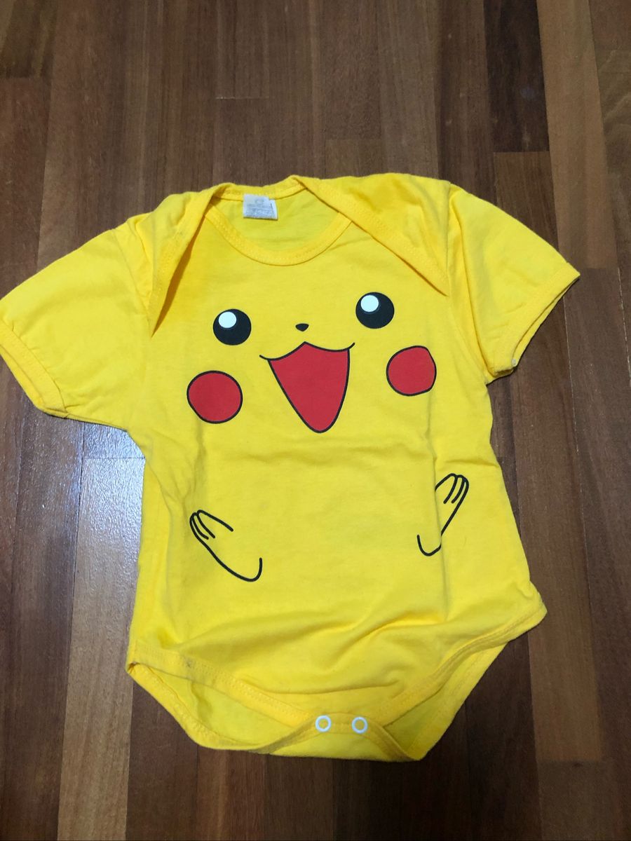 Body Pikachu Roupa Infantil Para Bebe Usado Enjoei