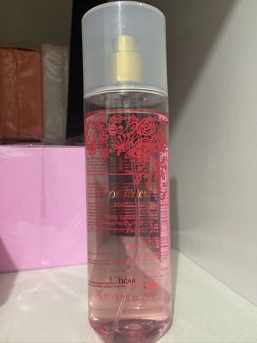 Body Splash Desodorante Col Nia Floratta Rose Ml Perfume Feminino