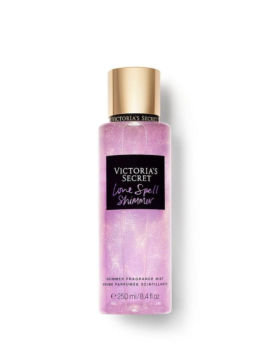 Body Splash Love Spell Shimmer Com Brilho Victorias Secret 250ml Perfume Feminino Victorias