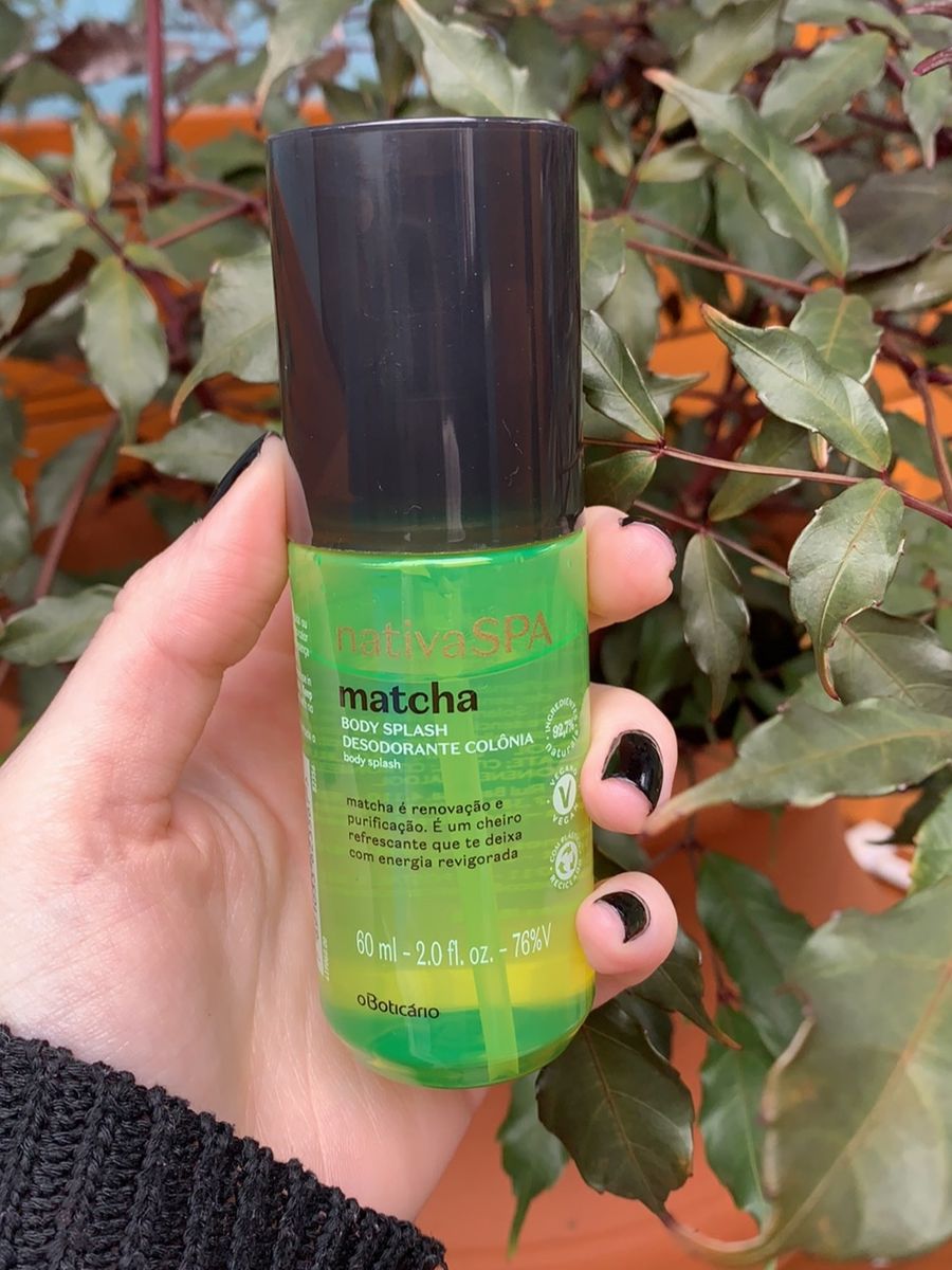 Body Splash Matcha Nativaspa Boticário | Perfume Feminino O Boticário ...