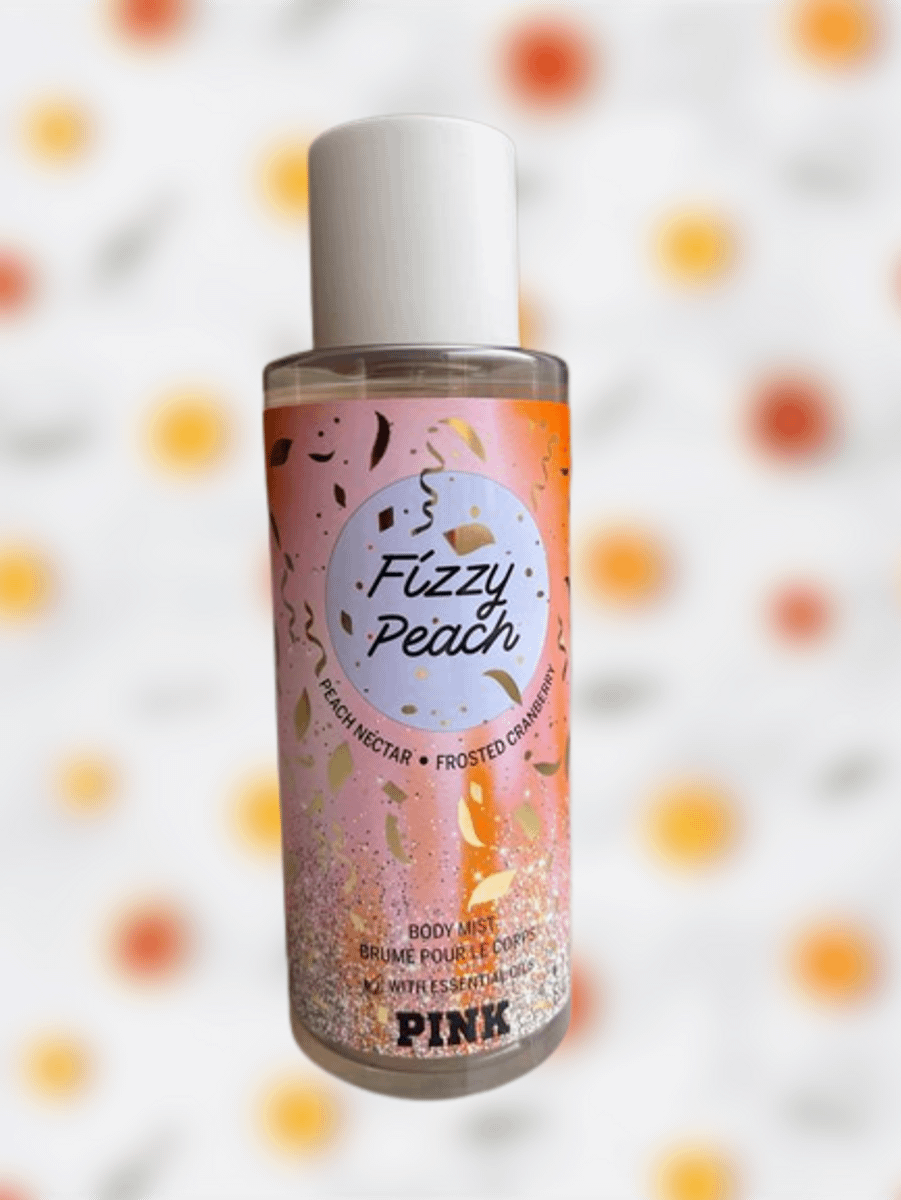 Body Splash Victoria's Secret Fizzy Peach Pink 250ml | Perfume Feminino Victorias Secret Nunca