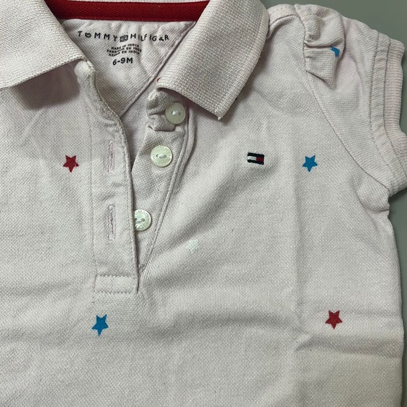 Body Tommy Hilfiger Rosa Estrelinhas, Roupa Infantil para Bebê Tommy  Hilfiger Usado 83316545