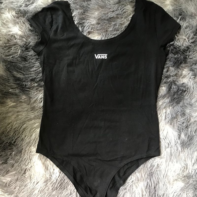 Body Vans Preto Blusa Feminina Vans Usado 98209911 enjoei