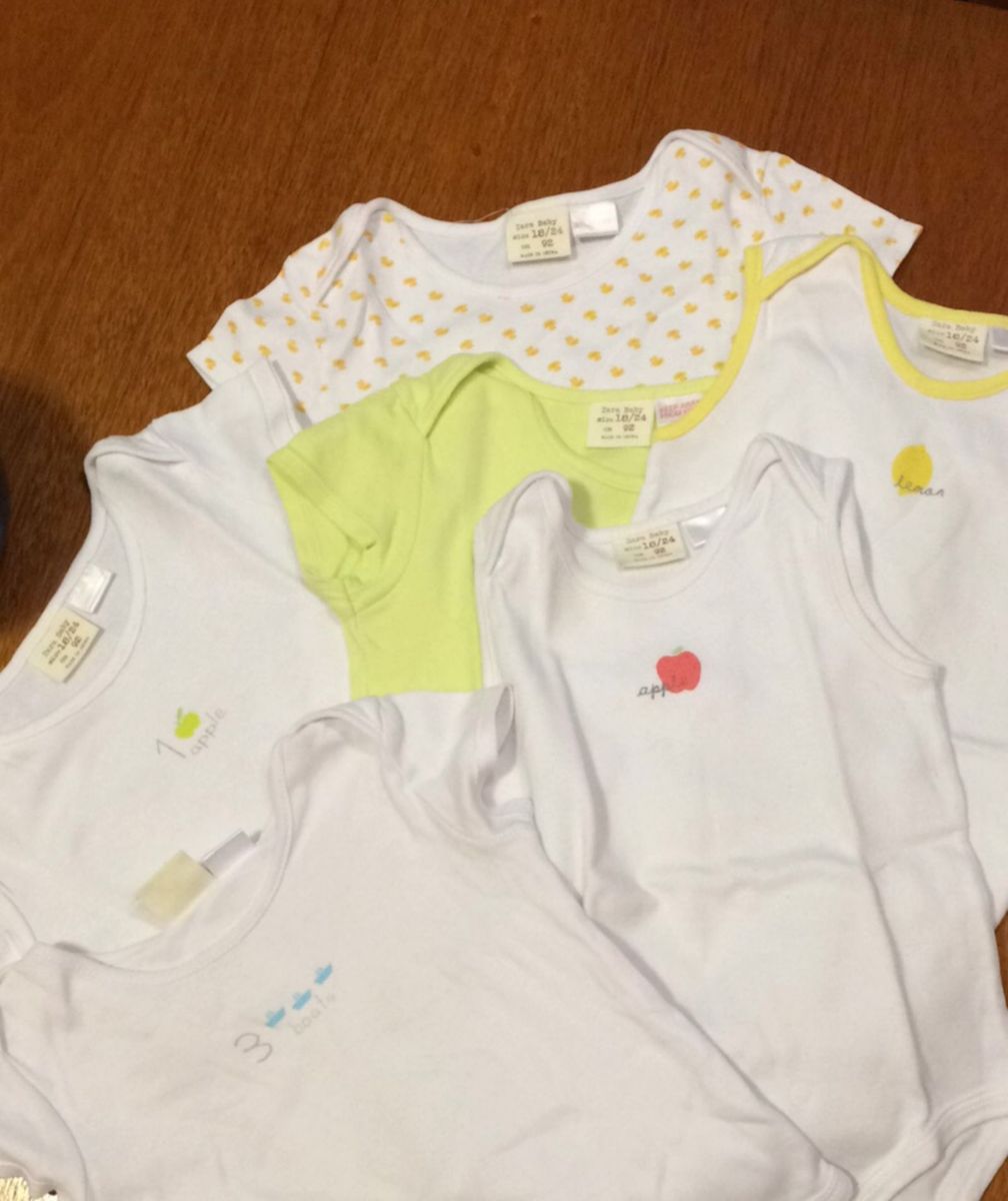 Bodys Roupa Infantil para Bebê Zara Baby Usado 15690009 enjoei
