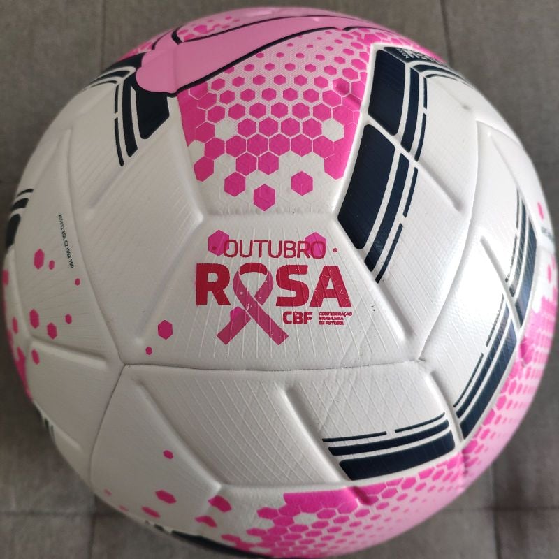 Bola nike outubro store rosa