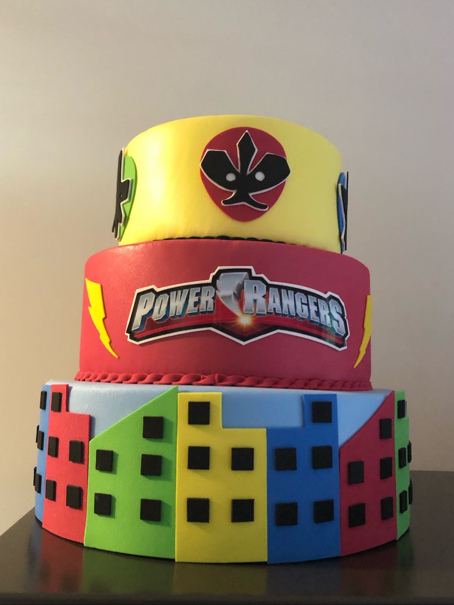 Bolo Fake Power Rangers | Item de Papelaria Usado 39720562 | enjoei
