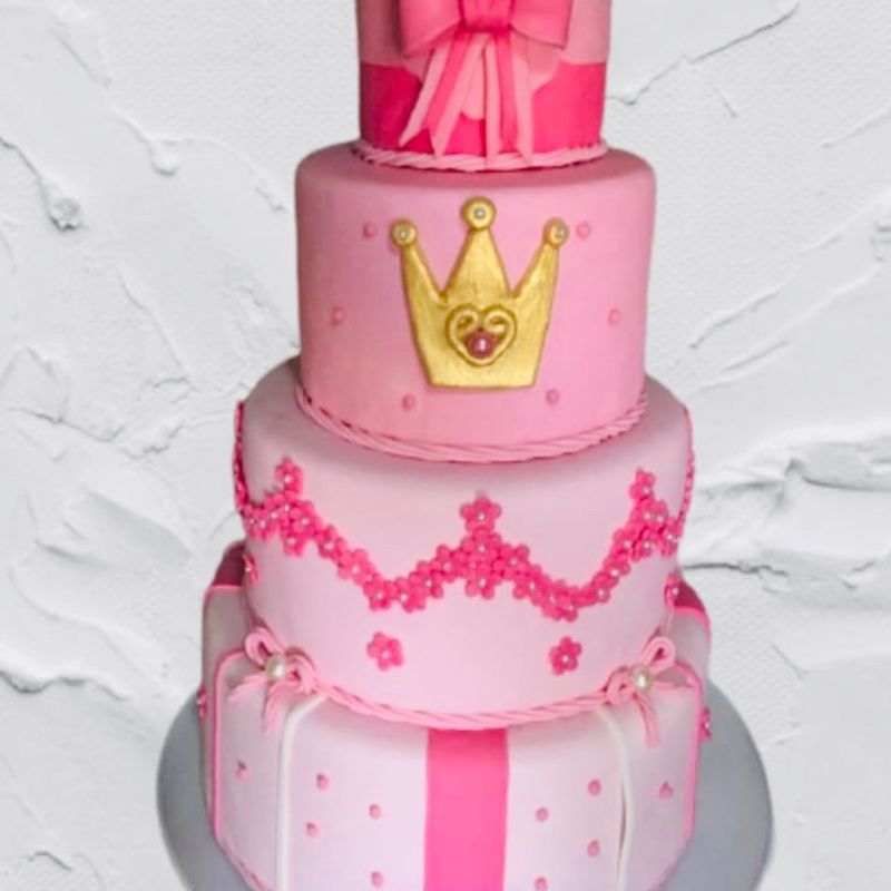 Bolo Princesa, Item Infantil Lu-Arts-Cakes Nunca Usado 66527758