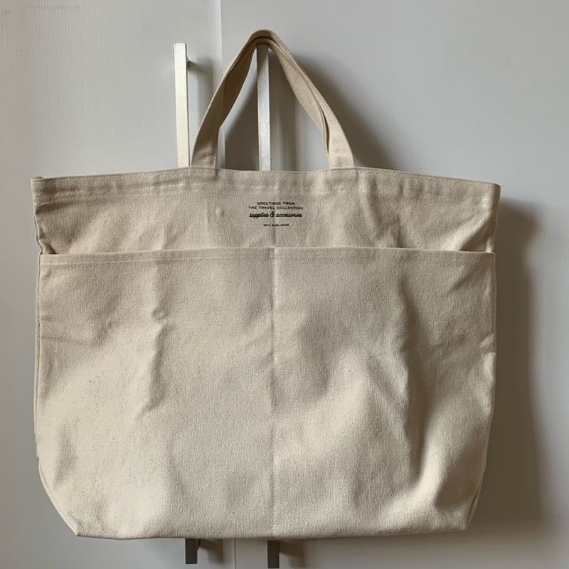 Canvas Bolsas Zara Home Bolsa Algodão Cru Zara Home Zara Usado