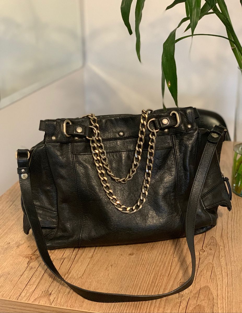bolsa arezzo 100% couro - ombro arezzo