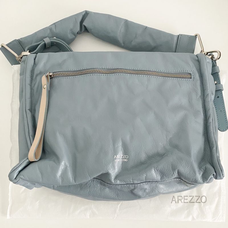 Bolsa Arezzo Azul Claro Bolsa de Ombro Feminina Arezzo Nunca Usado 92506170 enjoei