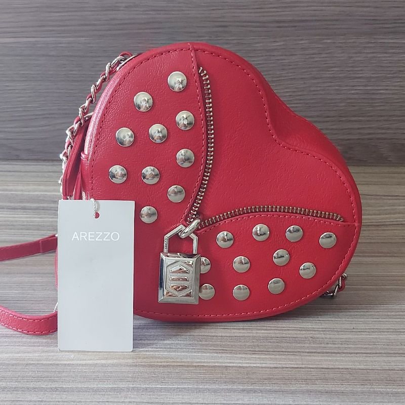 Bolsa Arezzo Cora o Vermelho Bolsa de Ombro Feminina Arezzo Nunca Usado 94674573 enjoei