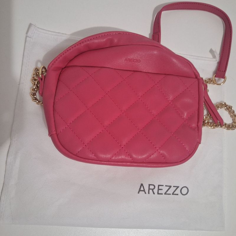 Bolsa Arezzo Pink Bolsa de Ombro Feminina Arezzo Usado 96498844