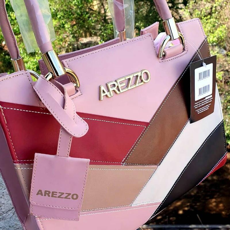 Bolsa Arezzo Tote Colorida Bolsa de m o Feminina Arezzo Nunca Usado 51043886 enjoei