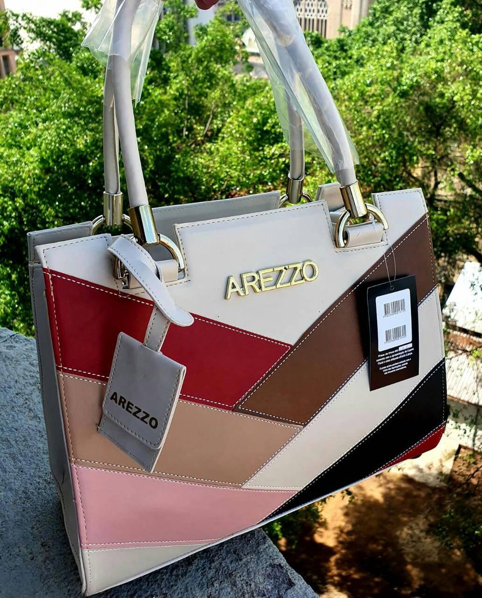 Bolsa Arezzo Tote Colorida Bolsa de m o Feminina Arezzo Nunca Usado 51043886 enjoei