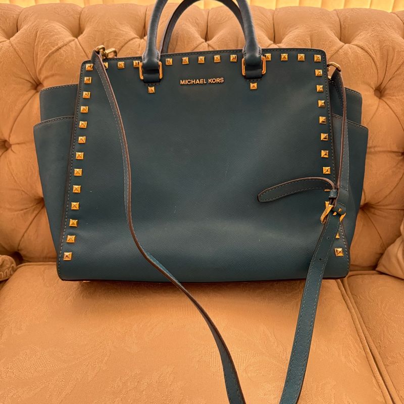 Bolsa michael kors azul turquesa hotsell