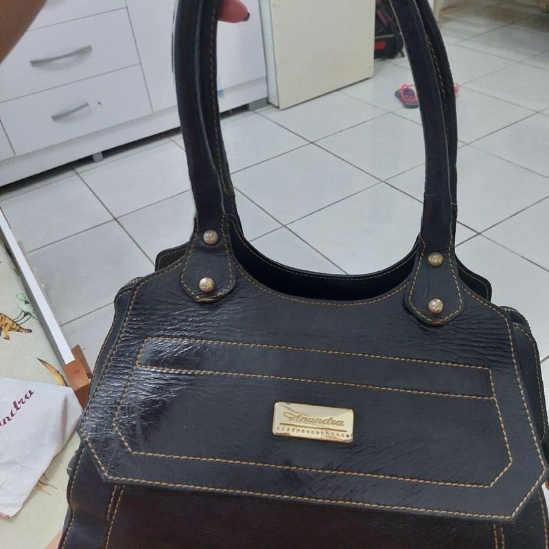 Bolsa Preta Anandra  Bolsa de Ombro Feminina Anandra Usado