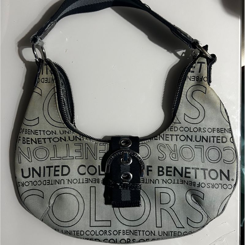 Bolsa Benetton Média United Colors Bolsa de Ombro Feminina Benetton Usado  94227442 enjoei