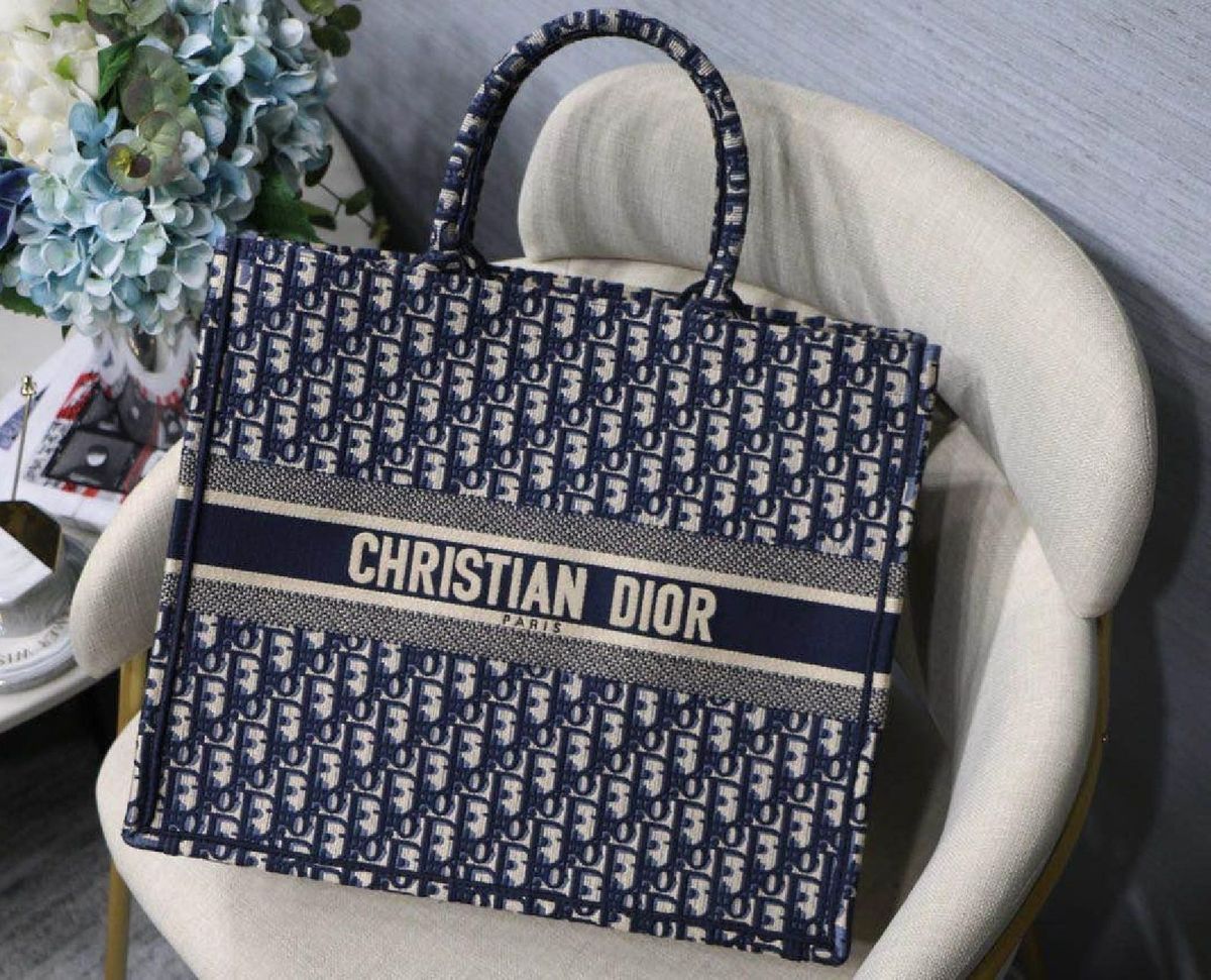Bolsa Book Christian Dior Nova | Bolsa de Ombro Feminina Dior Novo