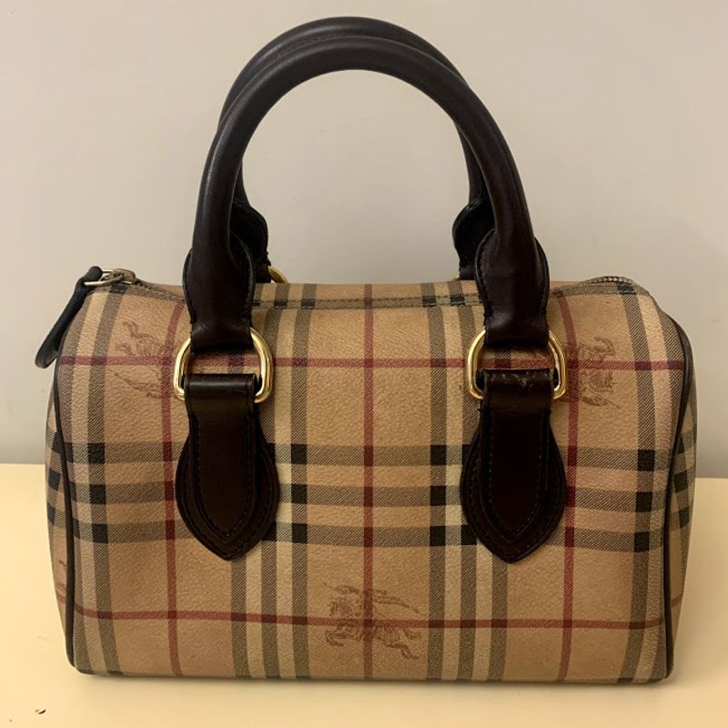 Slide Burberry Xadrez Marrom Original - BHYT6