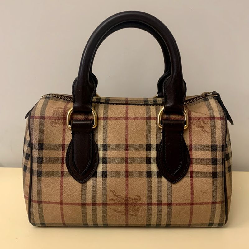 Bolsa Burberry Original Bau Xadrez Bolsa de mao Feminina Burberry Usado 50216400 enjoei