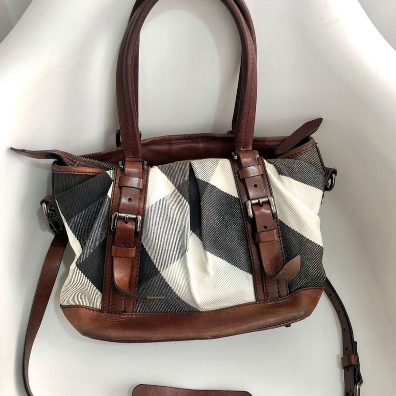 Bolsa Burberry Xadrez Original Burberry Usado 86319028 enjoei