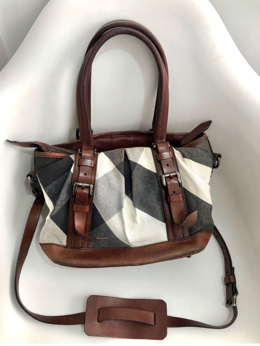 Bolsa burberry xadrez top original