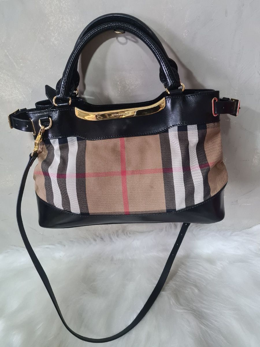 Bolsa 2025 burberry xadrez