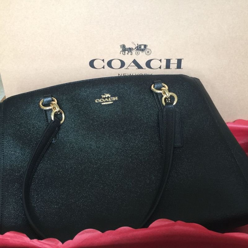 Bolsa Coach Original Sierra Satchel Preta Feminina