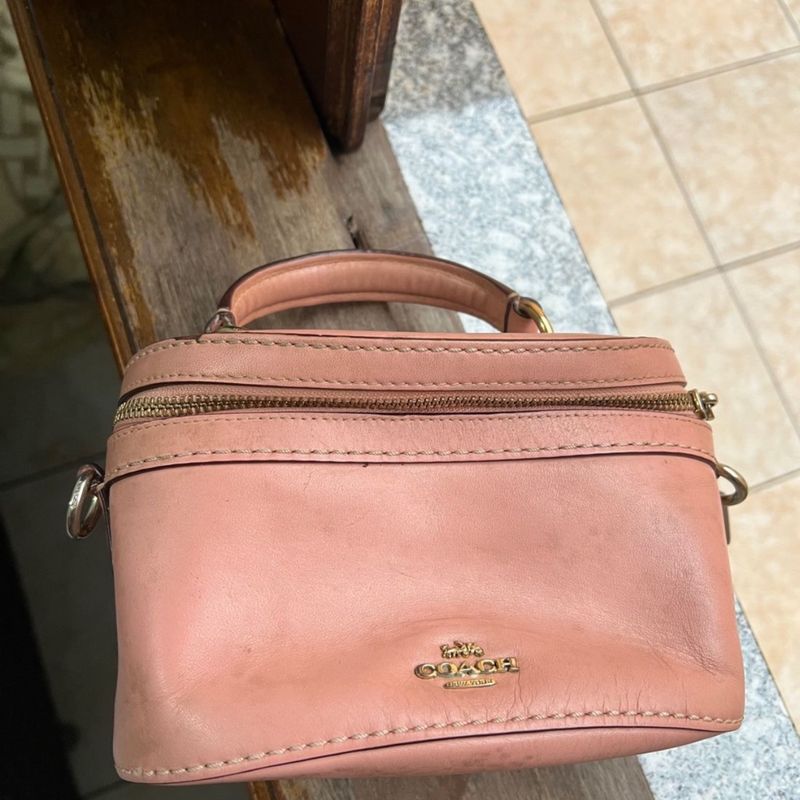 Bolsa coach online rosa