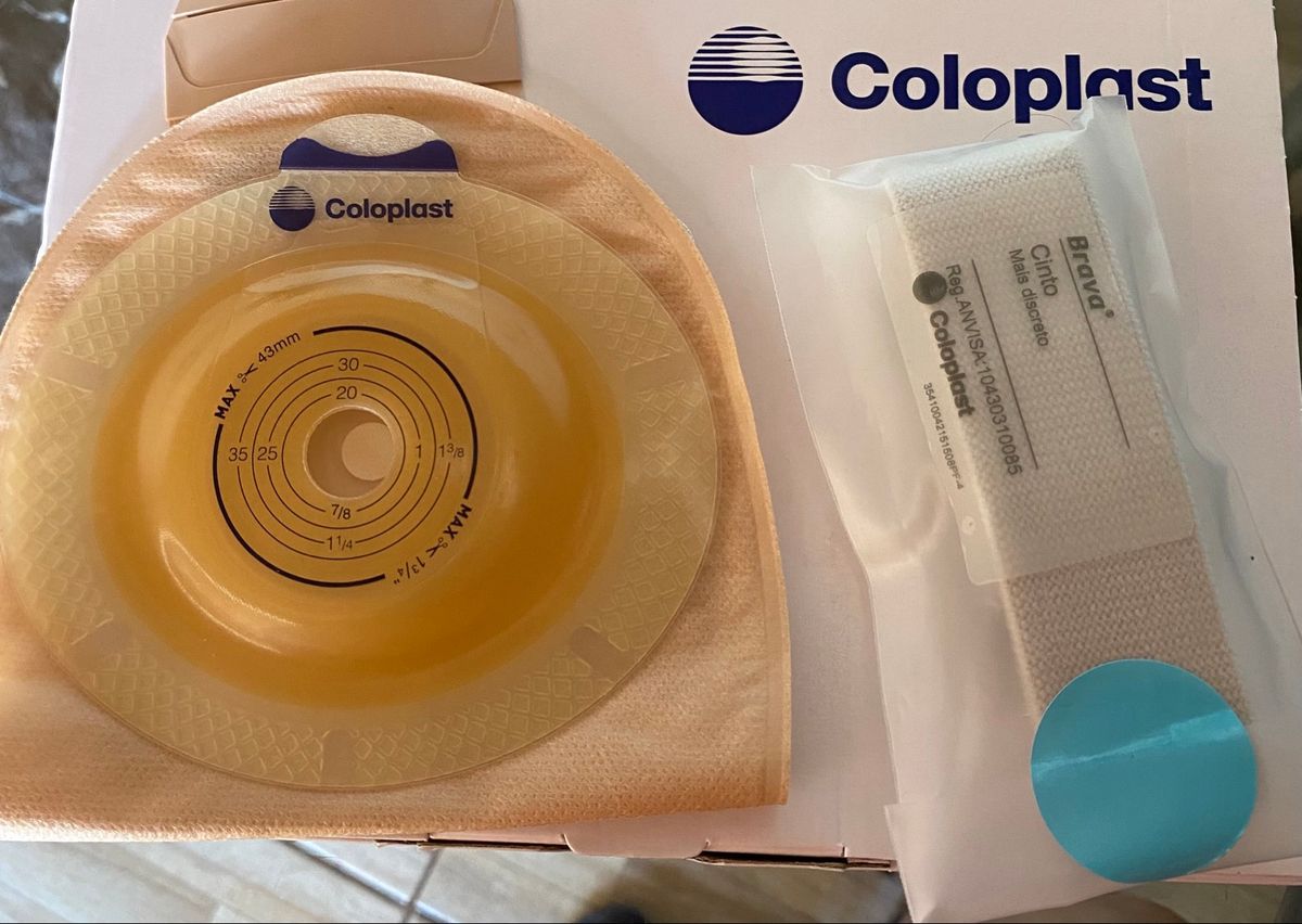 Bolsa Colostomia Coloplast Item p/ Esporte e Outdoor Coloplast Nunca
