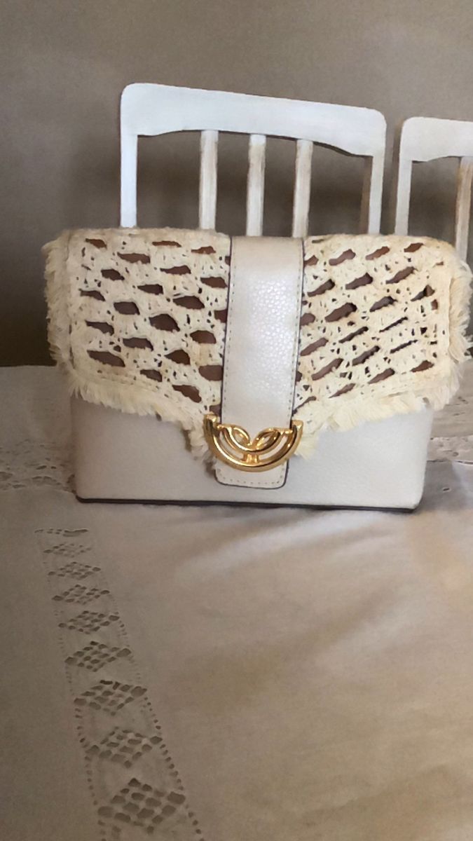 Bolsa com Croch Bolsa de Ombro Feminina Arezzo Usado 87951181