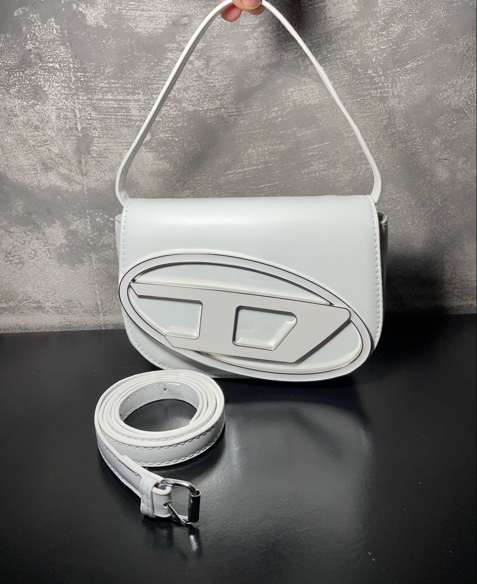Bolsa Diesel Dbag Branca Bolsa de Ombro Feminina Diesel Nunca Usado