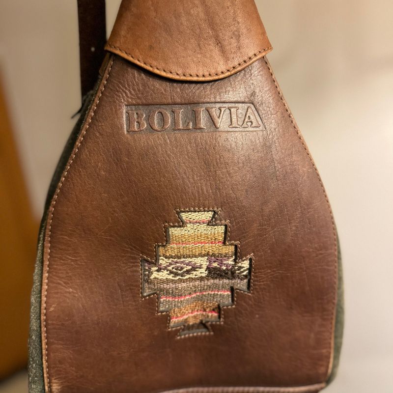 Bolsa de Couro Artesanal Boliviana Clutch Feminina Usado 109420064  enjoei