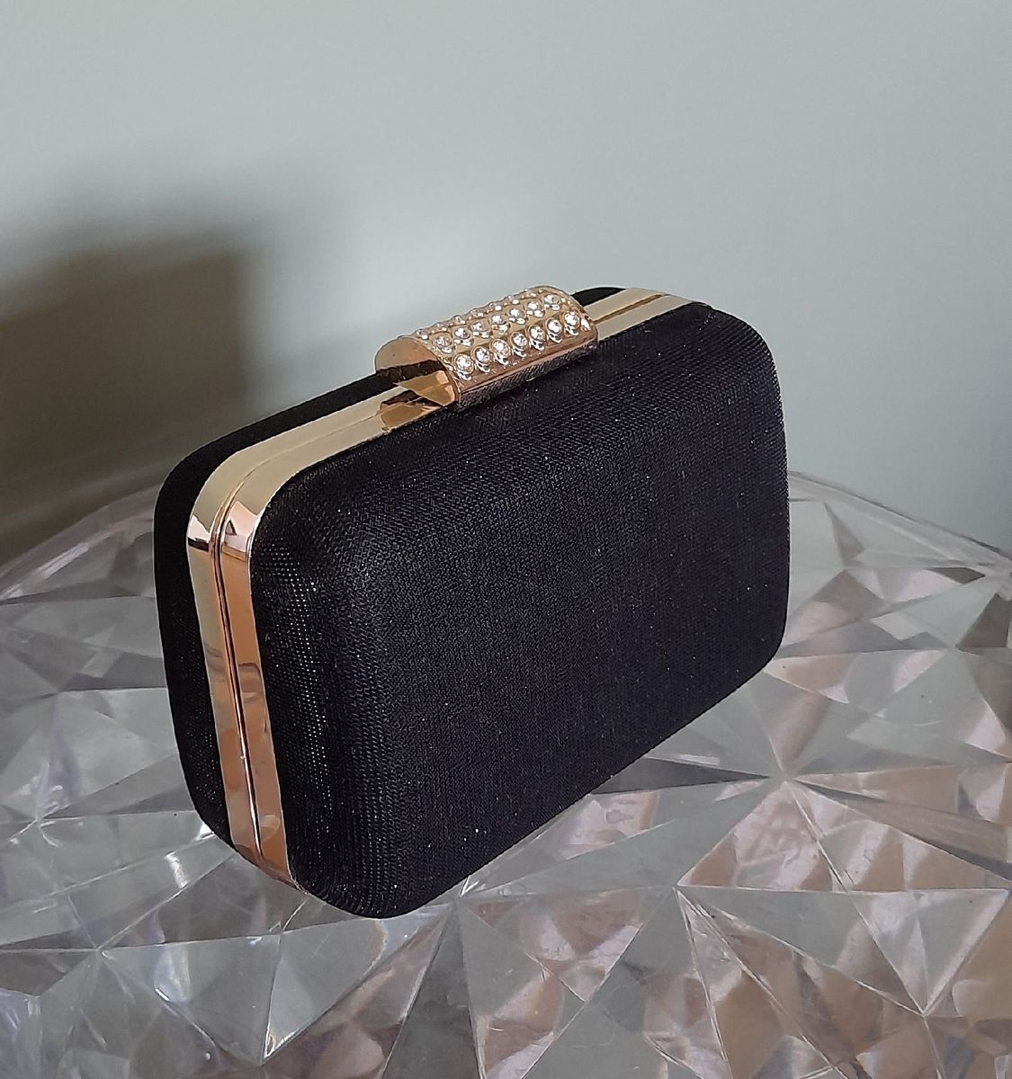 Bolsa de Festa Preta | Clutch Feminina Usado 49500863 | enjoei