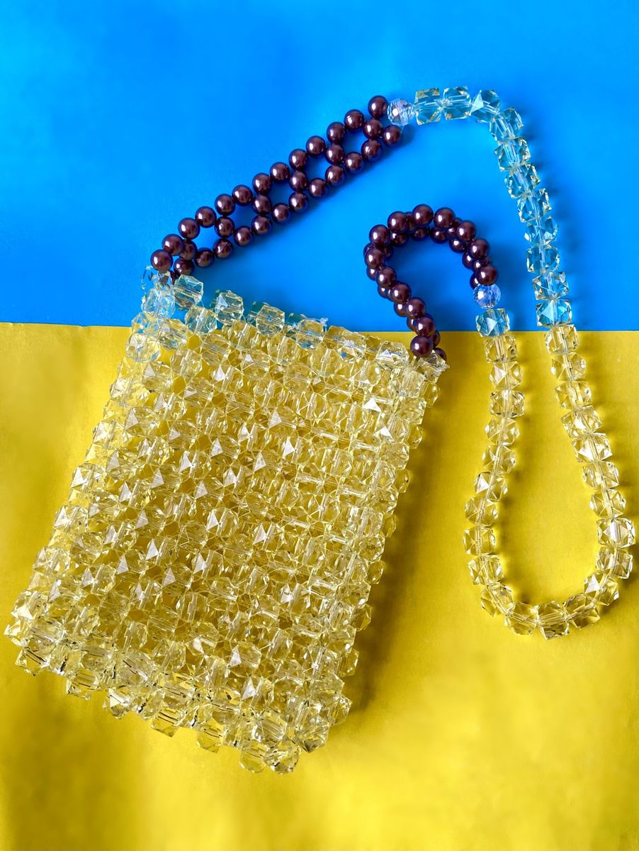Bolsa de Miçangas | Bolsa de Ombro Feminina Artesanal Usado 48669677