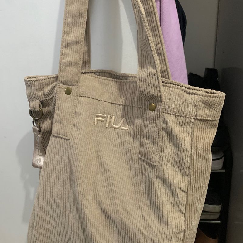 Bolsa de Pano Fila Bolsa de Ombro Feminina Fila Usado 91933743 enjoei