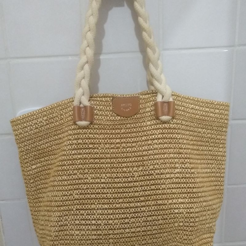 Bolsa de Praia Bolsa de Ombro Feminina Arezzo Usado 47143574 enjoei