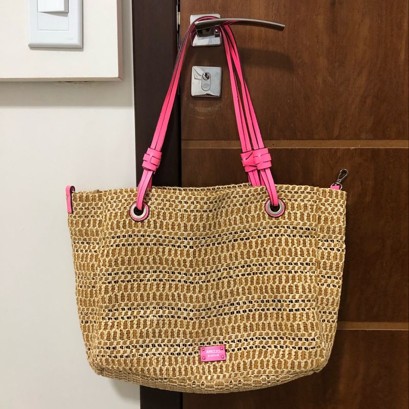 Bolsa de Praia Arezzo Bolsa de Ombro Feminina Arezzo Usado 79523178 enjoei