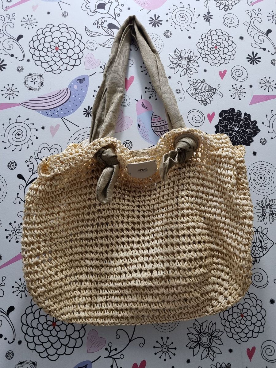 Bolsa de Praia Arezzo Bolsa de Ombro Feminina Arezzo Usado