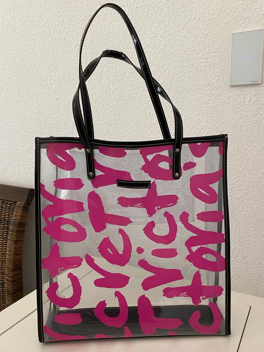 Bolsa victoria secret discount transparente