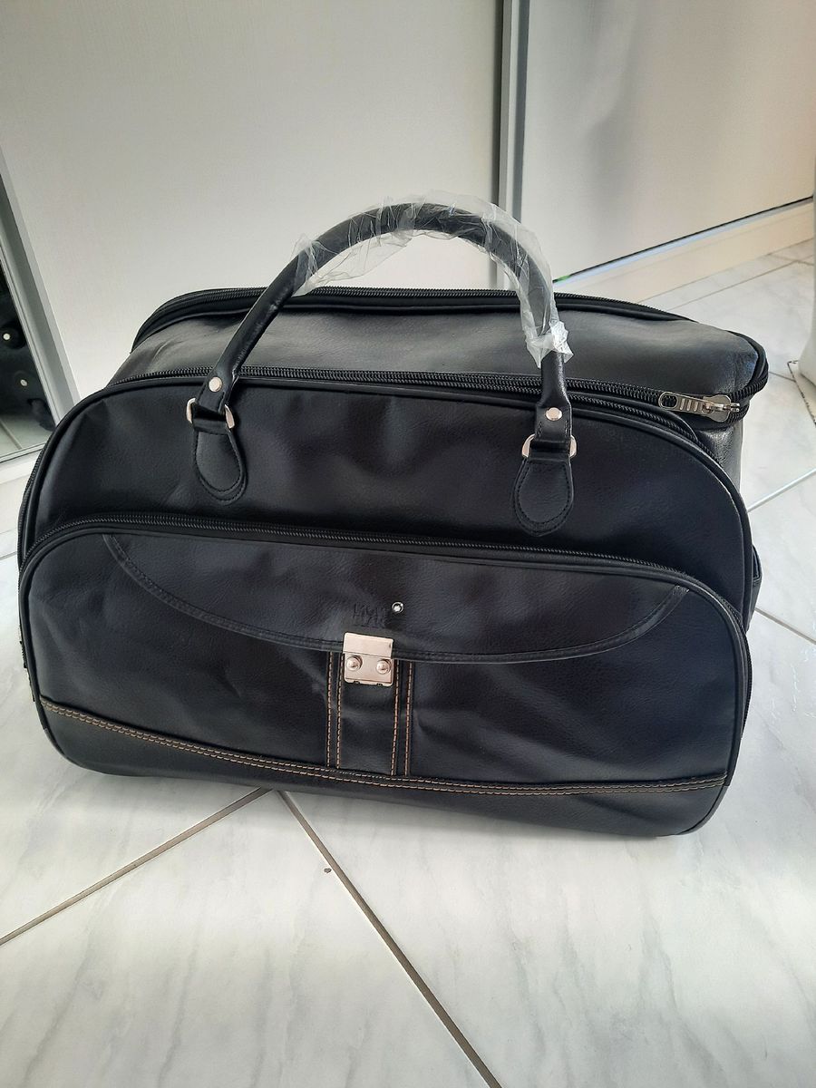 Bolsa De Viagem Mont Blanc Original Bolsa De M O Feminina Montblanc