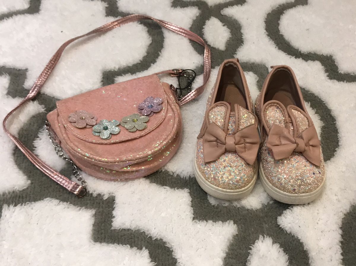sapato infantil com bolsa