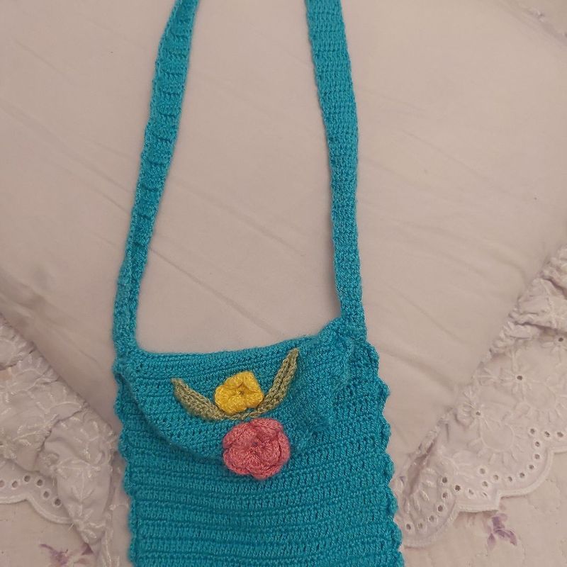 Bolsa Infantil De Crochê