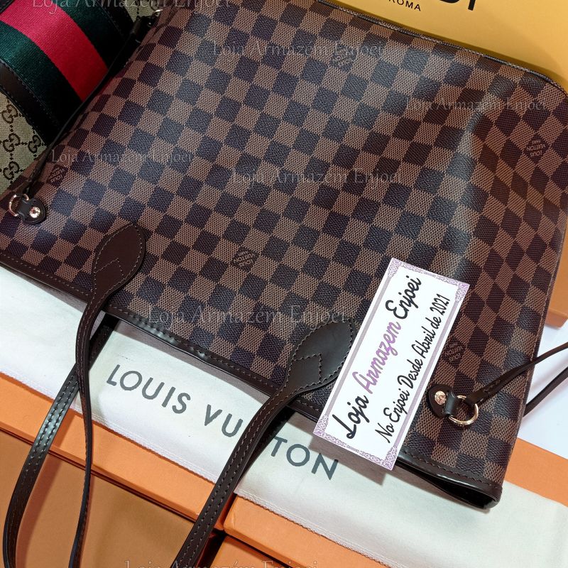 bolsa louis vuitton neverfull tamanhos